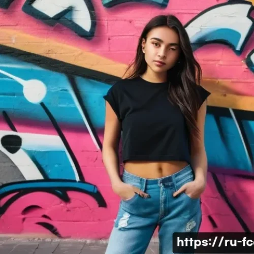 Home 30 FC온라인 전술 세팅 팁 - **Prompt:** A young woman in her late teens, wearing stylish streetwear including a crop top and loo...