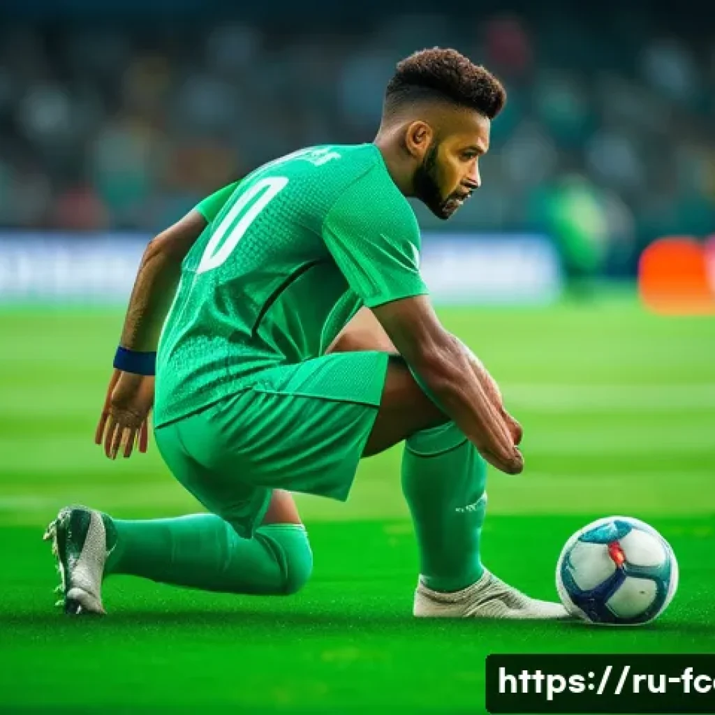 FC온라인 골 상황 분석법 - **Prompt 1: Tactical Field Vision**
"A male professional football (soccer) player on a vibrant g...